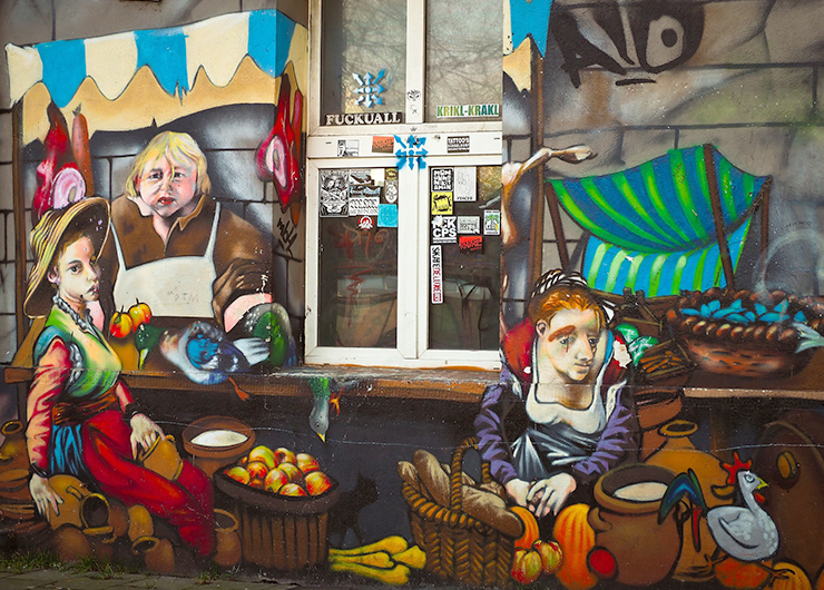 Street Art entdecken in Düsseldorf-Bilk und Flingern