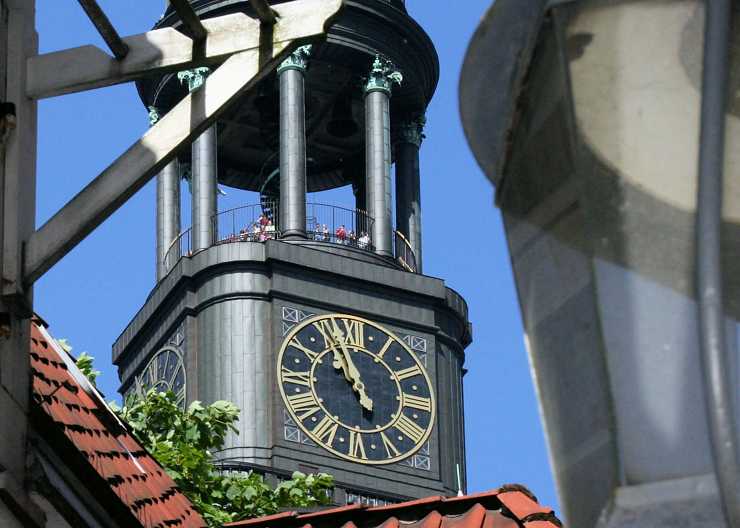 Turm-Besteigung beim Hamburger Michel