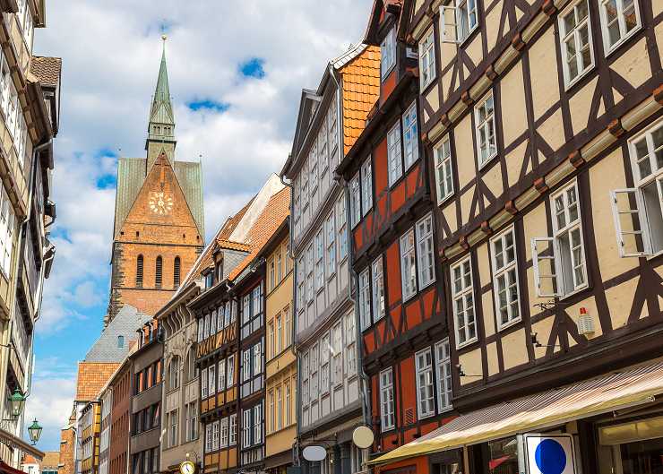 Hannovers Altstadt mit ihren Fachwerkhäusern