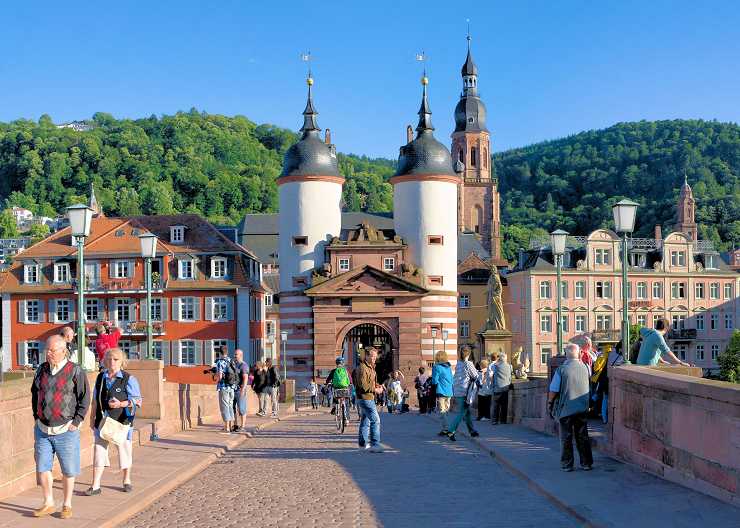 Brückentor der Alten Brücke in Heidelberg