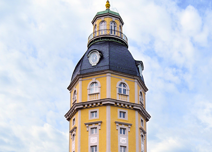 Der Turm des Karlsruher Schlosses