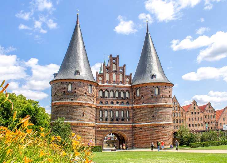 Das Holstentor bei Stadtreise in Lübeck