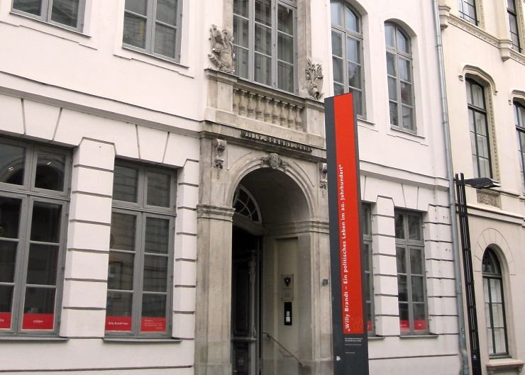 Das Willy-Brandt-Haus in Lübeck