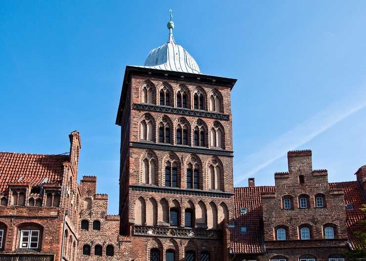 Lübecker Burgtor im Norden der Altstadt