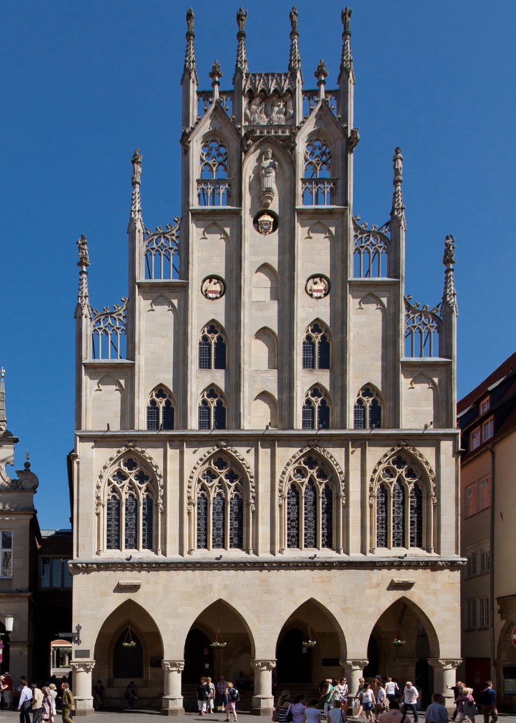 Das Histroische Rathaus in Münster