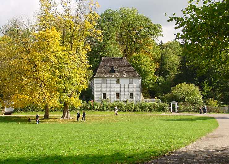 Ilmpark mit Goethes Gartenhaus